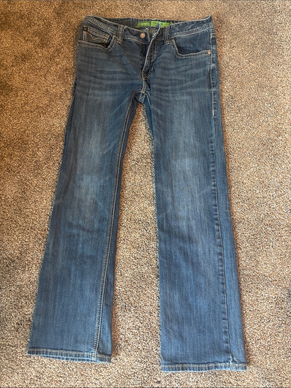 Men’s Straight-Leg Jeans in Blue